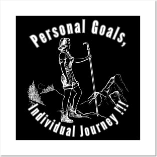 Personal Goals, Individual Journey Posters and Art